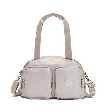 Kipling Cool Defea Metallic Axelväska Beige | SE 1819NW